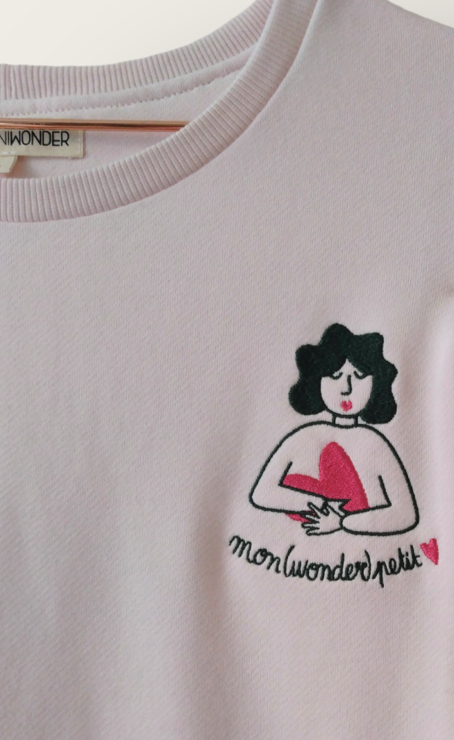 SWEAT FEMME - Maude Manivert & MaisonMiniWonder